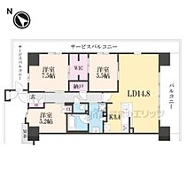 京都府宇治市六地蔵町並（賃貸マンション3LDK・20階・81.73㎡） その2