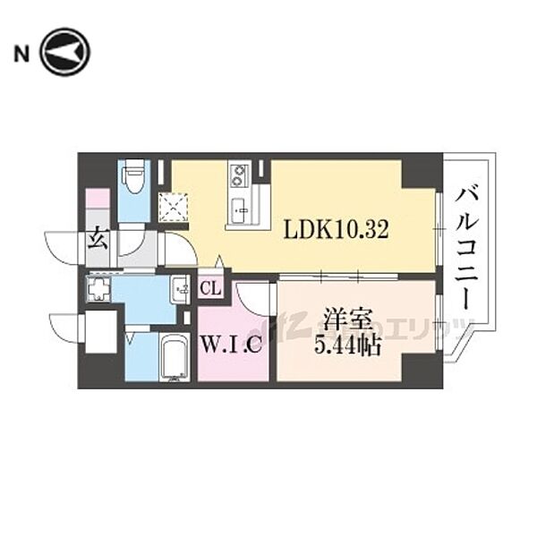 仮称）西大路　新築PJ 201｜京都府京都市南区吉祥院三ノ宮西町(賃貸マンション1LDK・2階・41.60㎡)の写真 その2