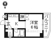 白砂ビル 2-B ｜ 京都府宇治市小倉町神楽田（賃貸マンション1K・2階・19.16㎡） その2