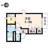 京都府長岡京市馬場川原（賃貸アパート1K・1階・29.70㎡） その2