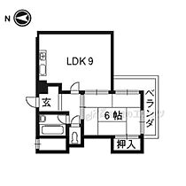 ハイツシェレナ 204 ｜ 京都府京都市伏見区三栖向町（賃貸マンション1LDK・2階・32.40㎡） その2