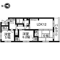 京都府京都市下京区新町通正面下る平野町（賃貸マンション3LDK・2階・66.11㎡） その2