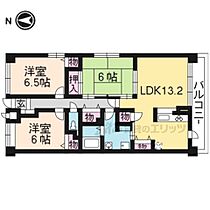 グランＫ’ｓ－ジオ 302 ｜ 京都府宇治市伊勢田町中山（賃貸マンション3LDK・3階・70.65㎡） その2