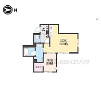 京都府長岡京市勝竜寺（賃貸マンション1LDK・1階・39.77㎡） その2