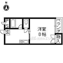 レジデンスジュエリー 205 ｜ 京都府向日市鶏冠井町堀ノ内（賃貸アパート1K・2階・27.10㎡） その2