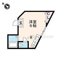 ワンルーム千足 2-A ｜ 京都府宇治市槇島町（賃貸マンション1K・2階・18.00㎡） その2