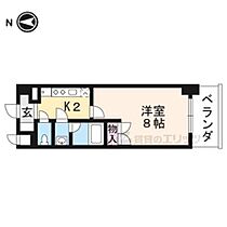 京都府京都市伏見区深草ヲカヤ町（賃貸マンション1K・4階・25.24㎡） その1