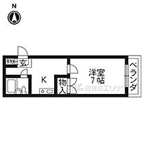 京都府京都市下京区七条御所ノ内北町（賃貸マンション1K・2階・20.00㎡） その2