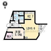 京都府京都市山科区大宅五反畑町（賃貸マンション1LDK・1階・55.40㎡） その1