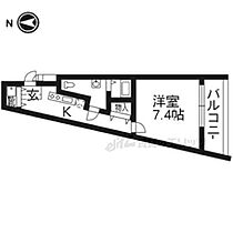 ＫｓＳＱＵＡＲＥ 206 ｜ 京都府京都市伏見区讃岐町（賃貸マンション1K・2階・24.18㎡） その2