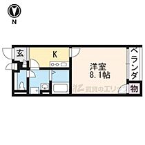 京都府向日市森本町藪路（賃貸アパート1K・1階・25.89㎡） その2