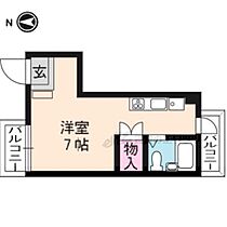 京都府京都市伏見区竹田北三ツ杭町（賃貸マンション1K・2階・18.00㎡） その1