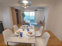 インサイトルポ山科新十条 4階2LDKのリビング/ダイニング