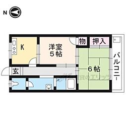 第一住田屋ビル 3階1LDKの間取り