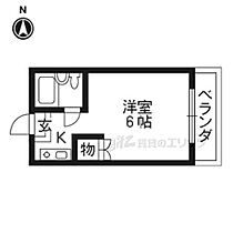 マンション賀園  ｜ 京都府宇治市小倉町西山（賃貸マンション1R・3階・18.00㎡） その2