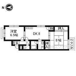 サン・フォレスト 2LDKの間取図画像