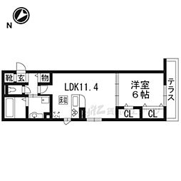 ロータス 1LDKの間取図画像