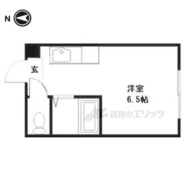 サニーハウス堀 302｜京都府京都市上京区大宮通寺之内上る２丁目仲之町(賃貸マンション1R・3階・16.00㎡)の写真 その2