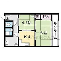 京都府京都市北区紫野西泉堂町（賃貸マンション2K・3階・35.00㎡） その2