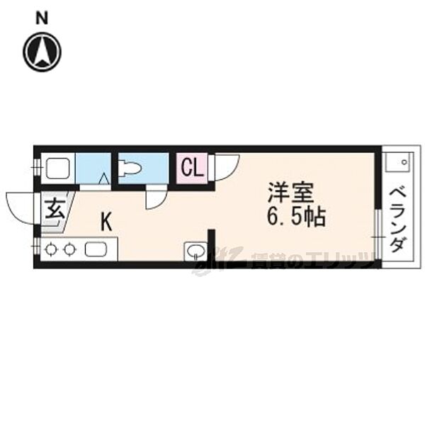 北山　Ｈｉｌｌｓ　Ｃ 101｜京都府京都市北区上賀茂菖蒲園町(賃貸アパート1K・1階・20.93㎡)の写真 その2