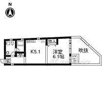 サンタ・アガータ 202 ｜ 京都府京都市上京区室町通上御霊前上る竹園町（賃貸マンション1K・1階・28.81㎡） その2