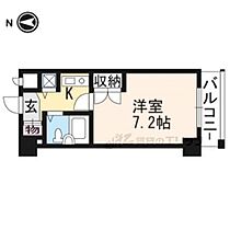 ジョイフル紫野 1001 ｜ 京都府京都市上京区大宮通寺之内上る２丁目下天神町（賃貸マンション1K・10階・21.10㎡） その2