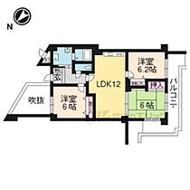 京都府京都市中京区壬生天池町（賃貸マンション3LDK・6階・66.95㎡） その2