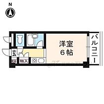 京都府京都市左京区下鴨高木町（賃貸マンション1R・3階・18.06㎡） その2