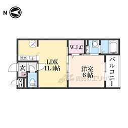 間取図画像 1LDK
