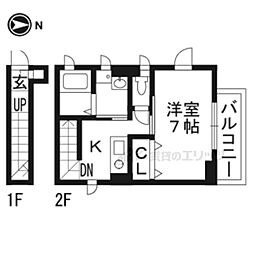 京阪本線 神宮丸太町駅 徒歩12分の賃貸アパート
