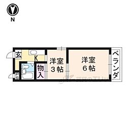 メゾン・ド・プレジィル 2Kの間取図画像