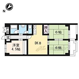 谷畑高野ビルカストルム洛北 3LDKの間取図画像