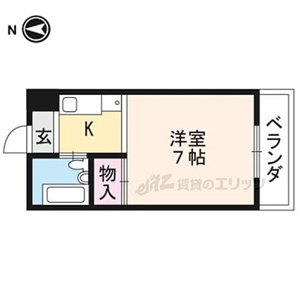 パルティール紫野_間取り_0