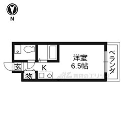 メゾン春日 1Kの間取図画像
