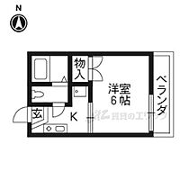 瀬戸畑ハイツ 202 ｜ 京都府京都市右京区山ノ内瀬戸畑町（賃貸アパート1K・2階・19.00㎡） その2