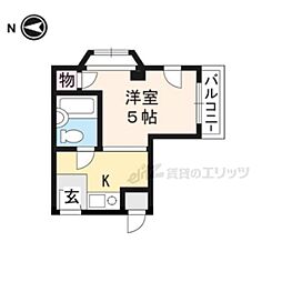サンファーストビル ワンルームの間取図画像