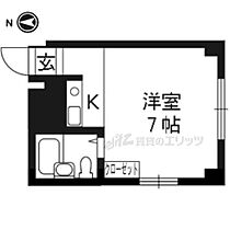 京都府京都市上京区下立売通大宮西入浮田町（賃貸マンション1R・2階・17.00㎡） その2