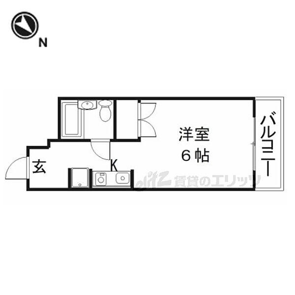 スペリオン桂 102｜京都府京都市西京区桂徳大寺北町(賃貸マンション1K・1階・18.00㎡)の写真 その2