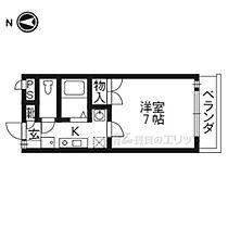 京都府京都市西京区桂西滝川町（賃貸マンション1K・2階・21.31㎡） その2