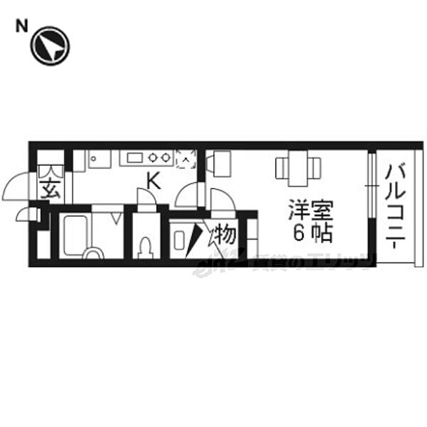 レオパレス華 105｜京都府京都市西京区牛ケ瀬新田泓町(賃貸アパート1K・1階・20.81㎡)の写真 その2