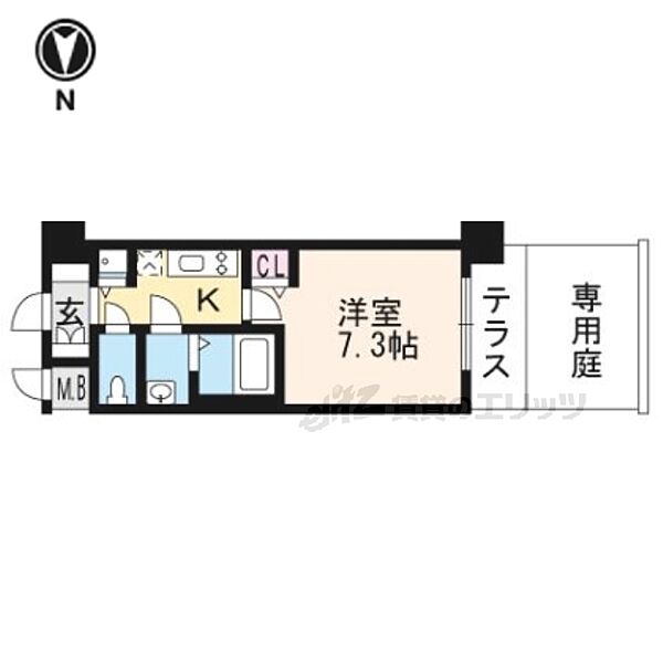 アスヴェル京都壬生WEST ｜京都府京都市中京区壬生下溝町(賃貸マンション1K・1階・23.78㎡)の写真 その2