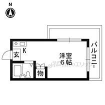 京都府京都市右京区西京極東大丸町（賃貸マンション1R・2階・18.00㎡） その2