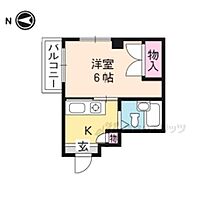 京都府京都市上京区竹屋町通千本東入主税町（賃貸マンション1K・3階・18.00㎡） その2