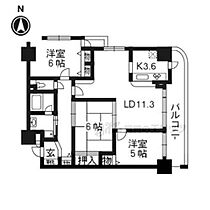 ルイシャトレ二条城  ｜ 京都府京都市上京区上堀川町（賃貸マンション3LDK・3階・70.85㎡） その2