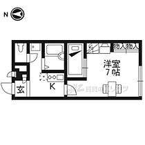 レオパレスアルモニ1番館 307 ｜ 京都府京都市右京区梅津罧原町（賃貸アパート1K・3階・23.18㎡） その2