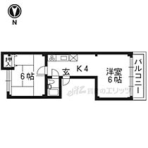 インフィニティー 3F ｜ 京都府京都市中京区壬生土居ノ内町（賃貸マンション2K・3階・41.37㎡） その2