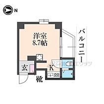 京都府京都市右京区太秦堀ケ内町（賃貸マンション1R・3階・16.00㎡） その2