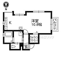 京都府京都市右京区西京極中町（賃貸アパート1R・1階・34.25㎡） その2