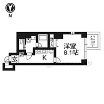 京都府京都市中京区西ノ京小堀町（賃貸マンション1K・5階・30.49㎡） その2