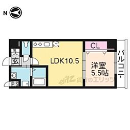 ダイヤ・パール 3階1LDKの間取り